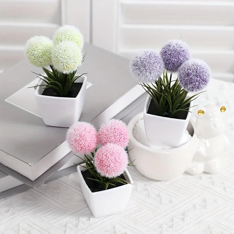 1SET(3PCS) Indoor Potted Plant