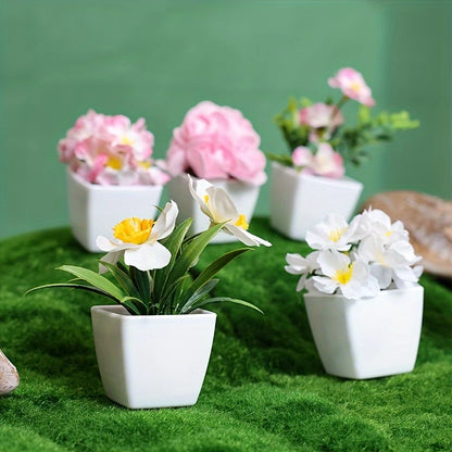 3-Pack Ever Bloom Artificial Potted Plants