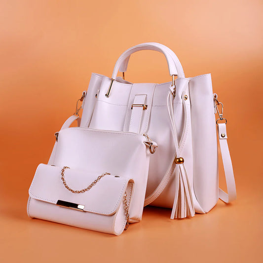 Queen 3 Pcs T-Pink Handbag